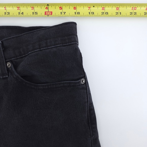 Levi's Mens Jeans 511 Slim Fit 36x32 Black Faded Denim Stretch Casual - Picture 9 of 11